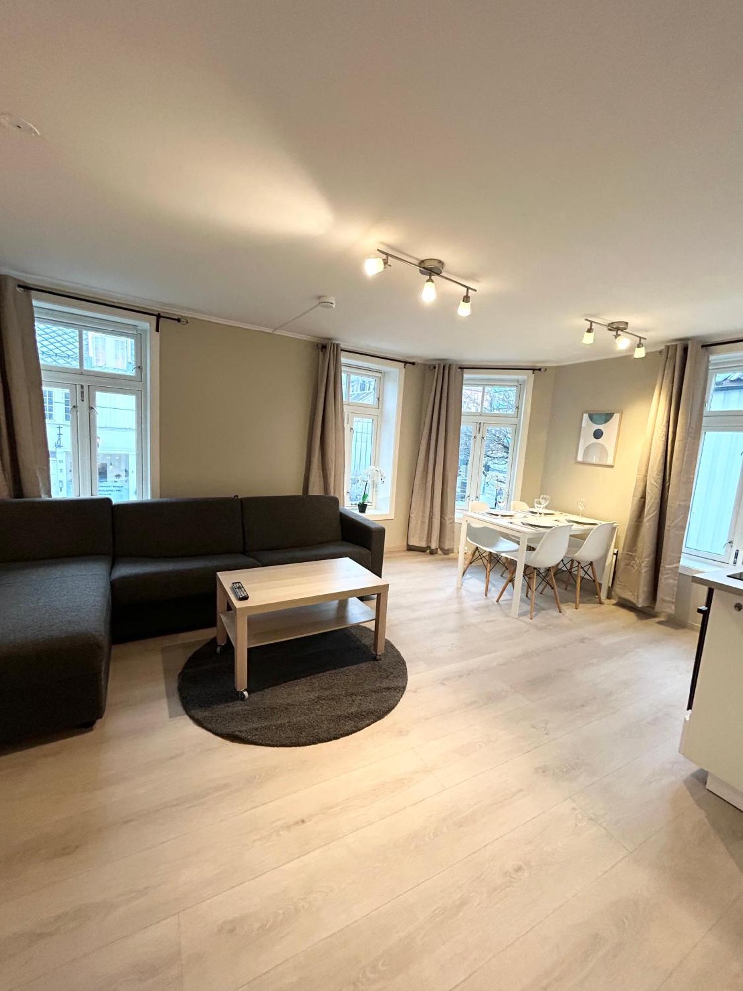 Appartement Romslig Studioleilighet Med Utsikt Over Kongensgate